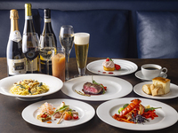 乾杯ドリンク付き　オマール海老と牛フィレ肉のWメインコース