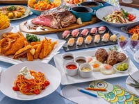 【GW】ファミリービュッフェ+アルコール含むフリーフロー付き