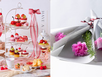 ◇母の日に感謝の気持ちを込めたカーネーションを添えて◇【土日祝】いちごとチェリーのアフタヌーンティー