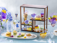 ＜テルモン シャンパン・鳳凰美田果実酒飲み放題＞紫陽花チャイニーズアフタヌーンティー (5/7～7/7)