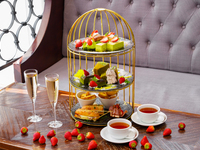 オフィシャルWEB予約限定【苺と抹茶のアフタヌーンティー】キュートな3段スタンド+乾杯酒&カフェフリー（GW専用）