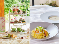 【パスタランチ】抹茶と桜のアフタヌーンティー with 祇園辻󠄀利（平日）