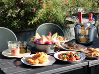 【テラス 2026 BEER GARDEN】飲めるチキン食べ放題+2時間飲み放題(~6/30)