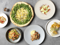 ERUTAN SPECIAREシェアコース(黒毛和牛京都肉)【焼きたて釜焼きピッツァを含む全6皿　18：00限定】