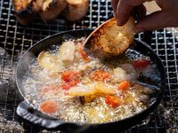 【ランチBBQプレミアム】アヒージョ＆スペアリブ付のグリル充実プラン｜120分飲み放題付(平日)