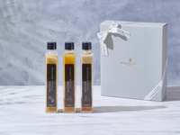 選べるドレッシング「焼きたまねぎ」、「にんじん＆ゆず」、「ごぼう＆ごま」