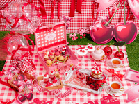 ピクニック席🍒Cherry Afternoontea