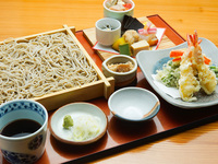 [Sikat na tanghalian ng soba ■Kakiage soba set]