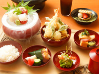 昼席　新緑 応量器御膳　食後のカフェ付き
