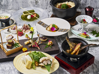 【季節会席】季節の恵みを色鮮やかに楽しめる、五感で味わう会席