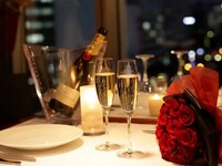 【Web限定！1ドリンク付！プラン Anniversary】～記念日やお祝いに～メッセージ付デザート盛プレートを含む全5皿の特別コース