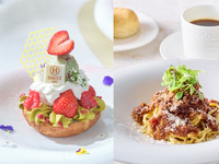 🍯【HACCI洗顔石鹼付】花々香るHACCIはちみつ ピスタチオとベリーのクロワッサンブーケ＋シェフ特製本日のパスタ（HACCIスペシャルドリンク付）