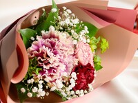 【たくさんの感謝を込めて】彩り膳 -花華-　＜予約制／選べるドリンク＋特別甘味+プチブーケ付き＞◎1日限定12食◎