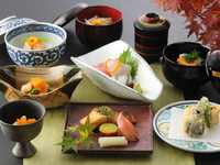 [Beer Ticket] Kaiseki Seiun ~9 dishes including grilled and fried seasonal fish~