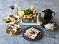 <預付> [新標準烤肉火鍋] 含一杯免費飲料！烤肉和涮涮鍋的混合火鍋套餐，您可以同時享用烤肉和涮涮鍋。