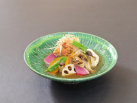 [Takeout] Seasonal vegetables and chicken in grated radish sauce