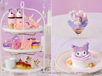 土日祝【ステッカー2枚＋パフェ・ケーキ付】アフタヌーンティーKUROMI SWEETS SUMMER PARTY