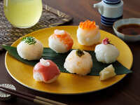 <Weekends and Holidays Evenings> Temari Sushi Making Experience Course (Includes selected pork dashi shabu-shabu and matcha tea) *Reservations required by the day before