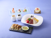 【WEB予約限定★カウンター席】 選べる「涼麺」（焼き餃子と杏仁豆腐付き）