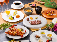 Special Fireworks Festival Course: A5-grade premium beef fillet and Ise lobster teppanyaki full course (8 dishes total)