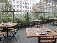 Terrace seating available (lunch or dinner)