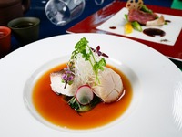 【5/8～5/10母の日特典付き】フカヒレ姿　鮑　北京ダック　十勝彩美牛ヒレ　豪華コース「芍薬～しゃくやく～」／3日前迄の予約制