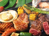 【手ぶらでBBQ】お肉4種とかご入り産直野菜が魅力のプレミアムBBQ＋180分飲み放題付