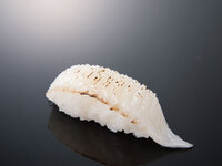 Grilled flounder fin
