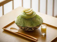 Matcha Peach Shaved Ice