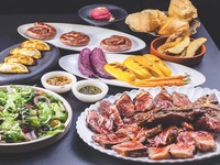 【母の日5月1日～10日限定・乾杯スパークリングワイン付き】～アルゼンチン産骨付きサーロイン＆ロブスター～巡る南米グルメコース＋メッセージプレート付