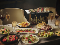 【Lounge＆Diningパーティープラン】30種飲み放題！大満足の冷菜＆温菜＆デザートブッフェ（4名～）