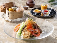 <Lunch only, June 3rd - September 30th> Special Seafood Platter with Dim Sum & Original Dessert! Cold Jade Noodle Set | ¥6,500