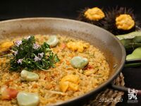 Lunch: [Limited Quantity] Summer Sea Urchin Paella ¥12,000 (excluding tax)