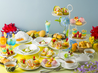 《FIKA AFTERNOON TEA》 [Strawberry x Tropical Fruits] Strawberry & Tropical Carnival - Afternoon tea set with cakes, sweets, and savory items (June-August)