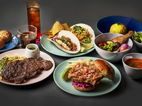 Lunch Salad bar + Main dish + Dessert (Weekdays)