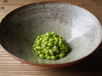 萩のウニ イサキ、畑の豆＋アルコールペアリング