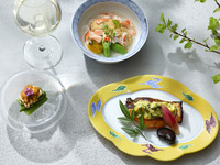 [Lunch] Enjoy seasonal delicacies nurtured by Hokkaido's rich natural environment with a "Hokkaido Kaiseki" course meal + complimentary welcome drink.