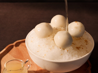 [Lunch Only] Champagne + 3,850 yen course for 3 or more people [5 dishes total] *Includes shaved ice with mochi dumplings