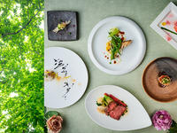 - 夏 -【メニュー紹介】◇個室確約・洋会食◇　5品 SHIKITEI／　6品 RIKYU／　7品 CHEF'S