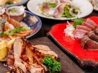6月‐8月《土日限定》【2時間飲み放題付】土佐漫遊コース　名物「かつをの藁焼き」や「炙り鯖棒寿司」など土佐の味覚をお得に堪能できる 土日限定のお得なコース