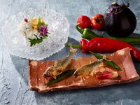 [Limited-time offer: June 13th - 22nd] Special Kaiseki course featuring sweetfish and summer vegetables