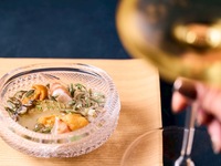 銀座 kappou ukai ”肉匠”・”鮑”贅沢ランチコース＋【ランチ】ﾌﾙﾍﾟｱﾘﾝｸﾞ付