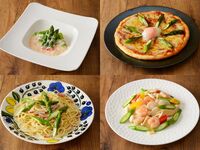 【旬のアスパラガス】アスパラ尽くし4品セット