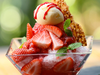 7月16日～8/31限定　かき氷ランチ・自家製苺ソース
