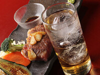 【Casual】飲み放題コース　メインは国産サーロインステーキ