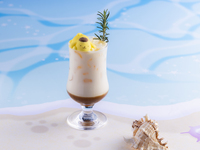 [Prepayment required / Gold & Diamond members] Sweets buffet "Lazy Summer Beach Day with POMPOMPURIN" limited special drink "Summer Pompom Latte"
