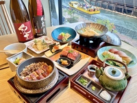 From June 1st, our 1st Anniversary Special Course: "Golden Broth Shabu-Shabu Hot Pot with Ehime-produced Sea Bream and Miyazaki-produced Kurose Amberjack," "Double Main Steak with Domestic Beef and Bluefin Tuna Toro," and "Freshly Cooked Eel and Beef Rice Bowl (Hitsumabushi)" - 7,000 yen → 6,000 yen (tax included)