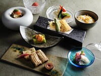 [Dinner: Ren] 8-course kaiseki meal featuring summer ingredients + one drink