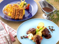 神戸洋食ランチ：ハンバーグ