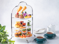 Afternoon tea set: "Garden Tea Party" with a summer garden theme.